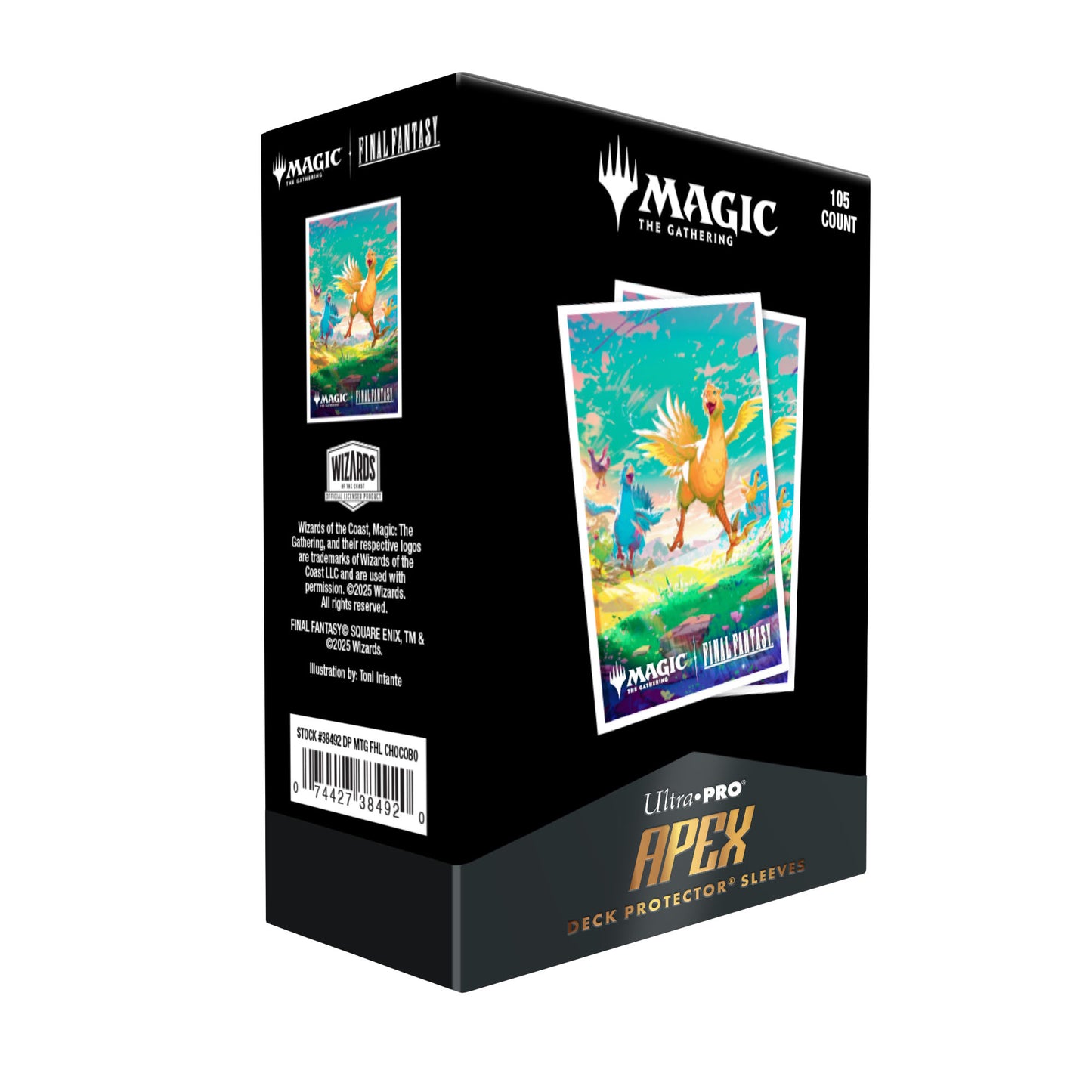 Ultra Pro - Magic: The Gathering - Universes Beyond: Final Fantasy - Chocobo APEX Deck Protector Sleeves Premium 105ct