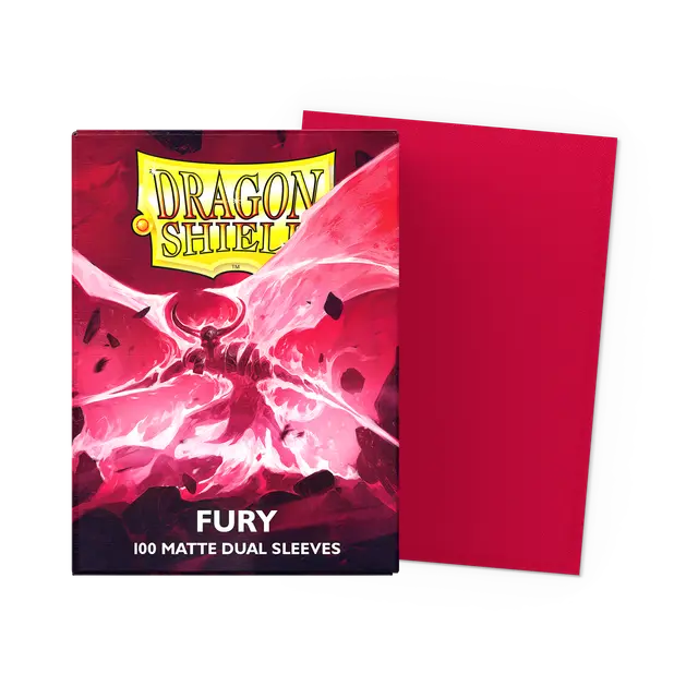 Dragon Shield Dual Matte Sleeves - Fury (100 stuks)