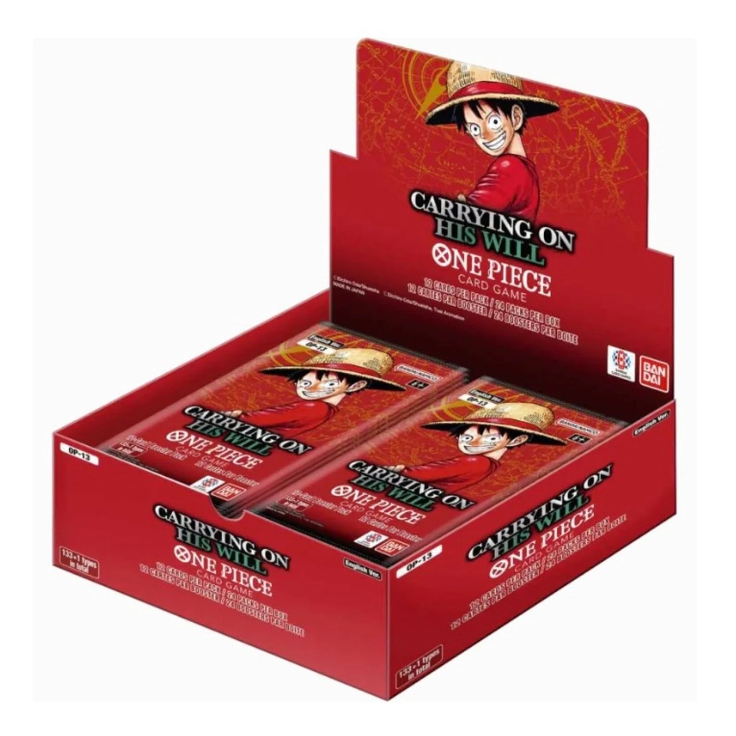 One Piece Booster Box - Carrying On His Will (OP-13)