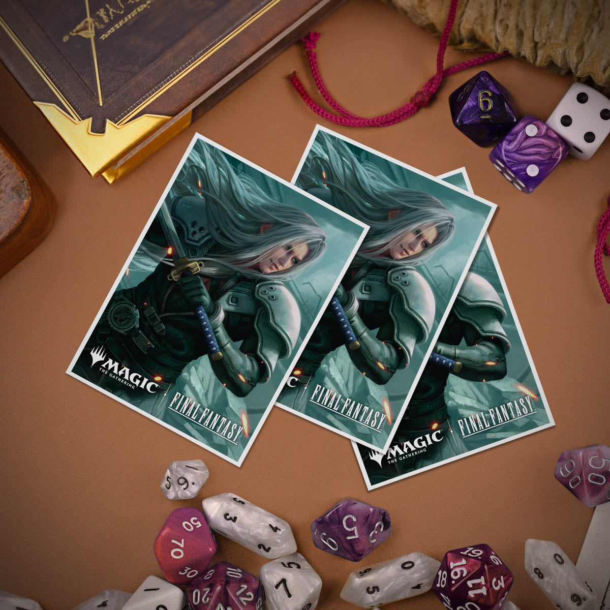 Ultra Pro - Magic: The Gathering - Universes Beyond: Final Fantasy - Sephiroth 105ct Apex Illustrated Deck Protector Sleeves