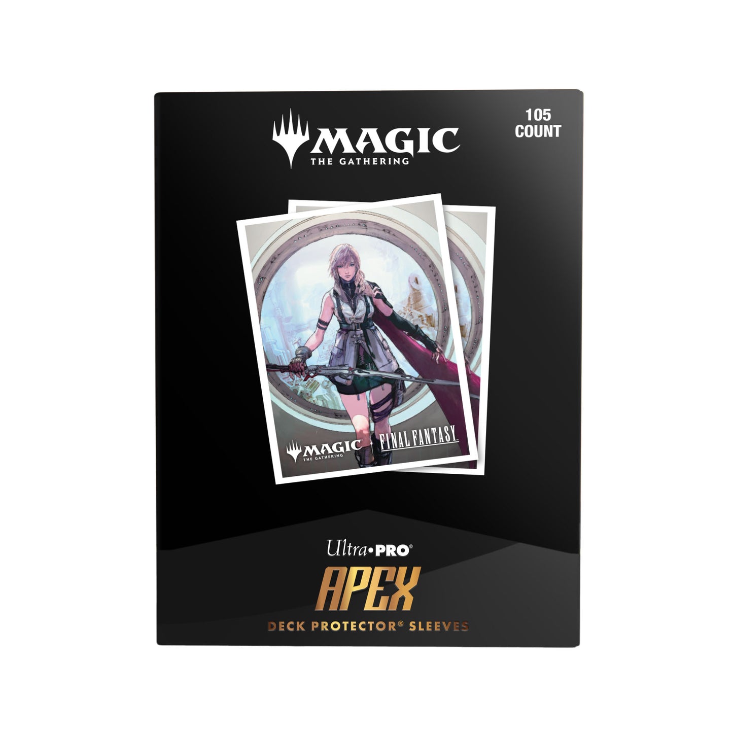Ultra Pro - Magic: The Gathering - Universes Beyond: Final Fantasy - Lightning, Army of One APEX Deck Protector Sleeves Premium 105ct