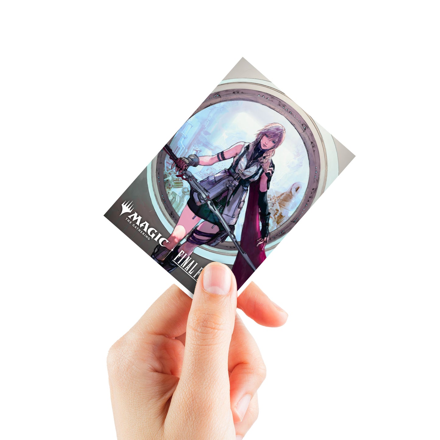 Ultra Pro - Magic: The Gathering - Universes Beyond: Final Fantasy - Lightning, Army of One APEX Deck Protector Sleeves Premium 105ct