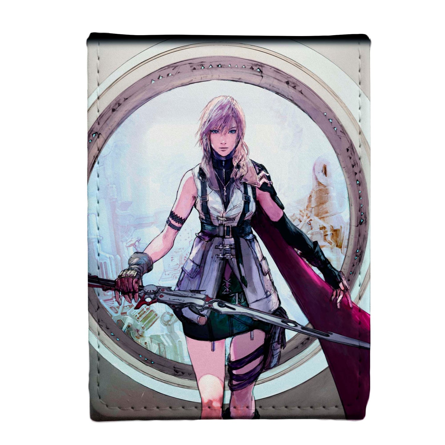 Ultra Pro - Magic: The Gathering - Universes Beyond: Final Fantasy - Lightning, Army of One Alcove Flip Deck Box