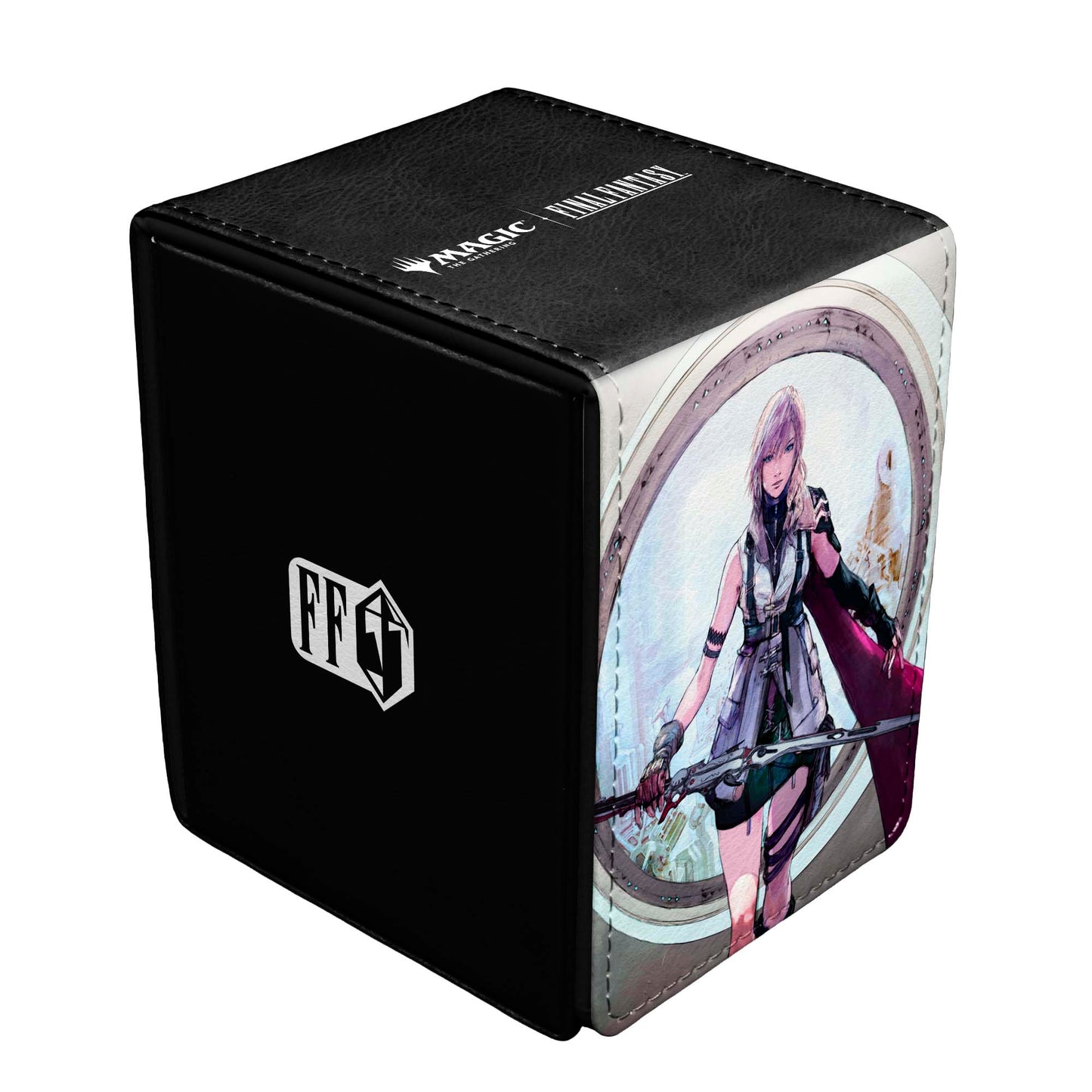 Ultra Pro - Magic: The Gathering - Universes Beyond: Final Fantasy - Lightning, Army of One Alcove Flip Deck Box