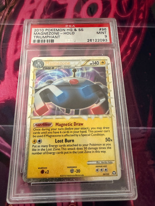 Pokemon 2010 HG & SS Magnezone Holo - Triumphant - PSA 9