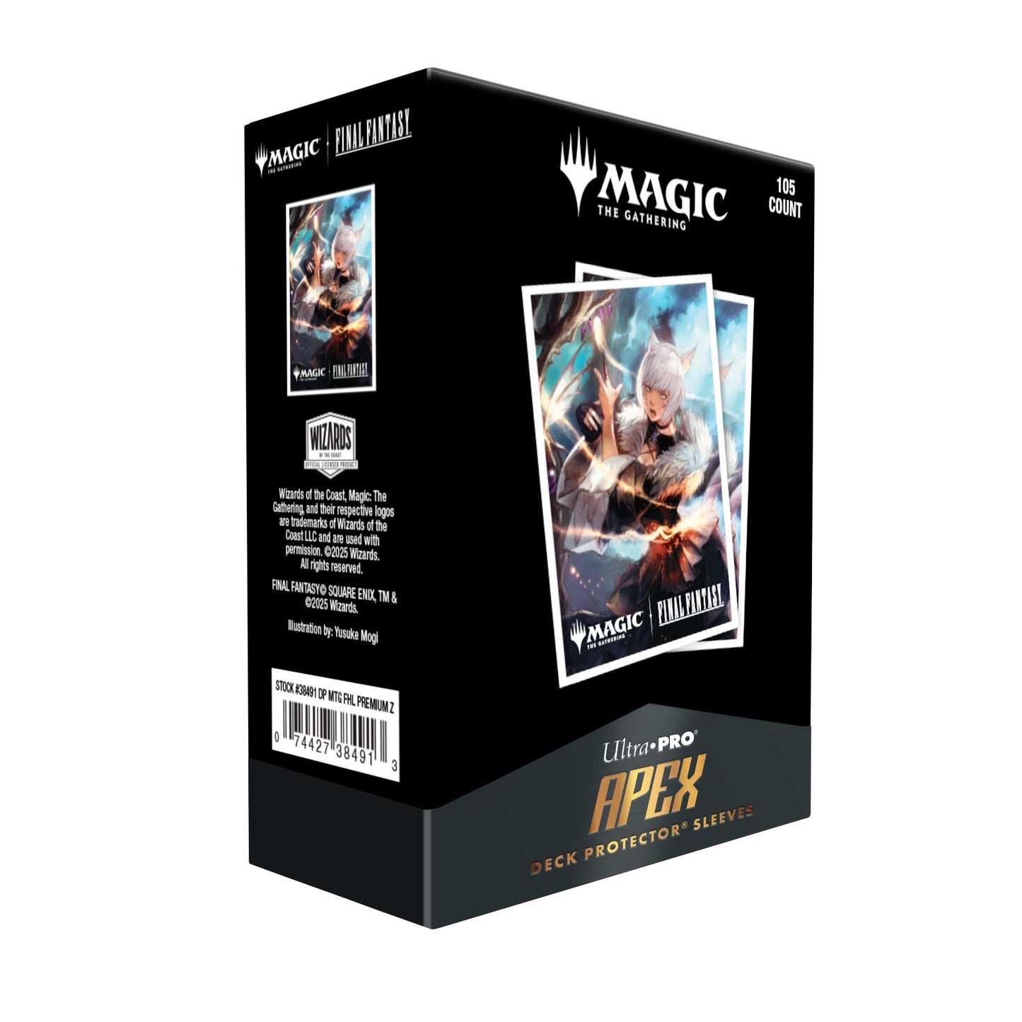 Ultra Pro - Magic: The Gathering - Universes Beyond: Final Fantasy - Y'shtola Rhul APEX Deck Protector Sleeves Premium 105ct