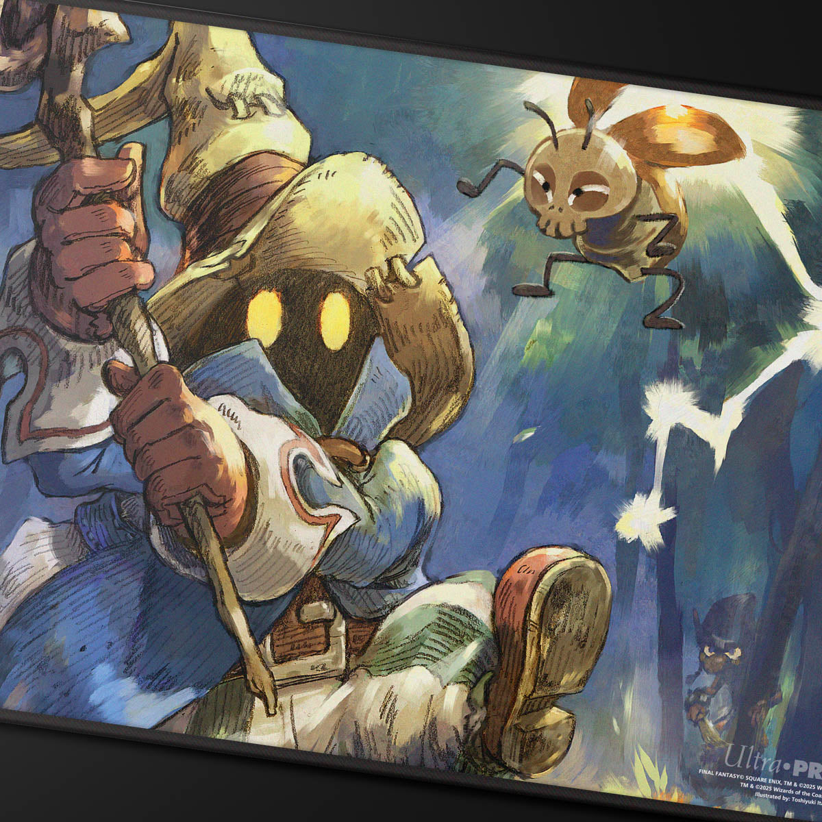 Ultra Pro - Magic: The Gathering - Universes Beyond: Final Fantasy - Vivi Ornitier Black Stitched Playmat Premium